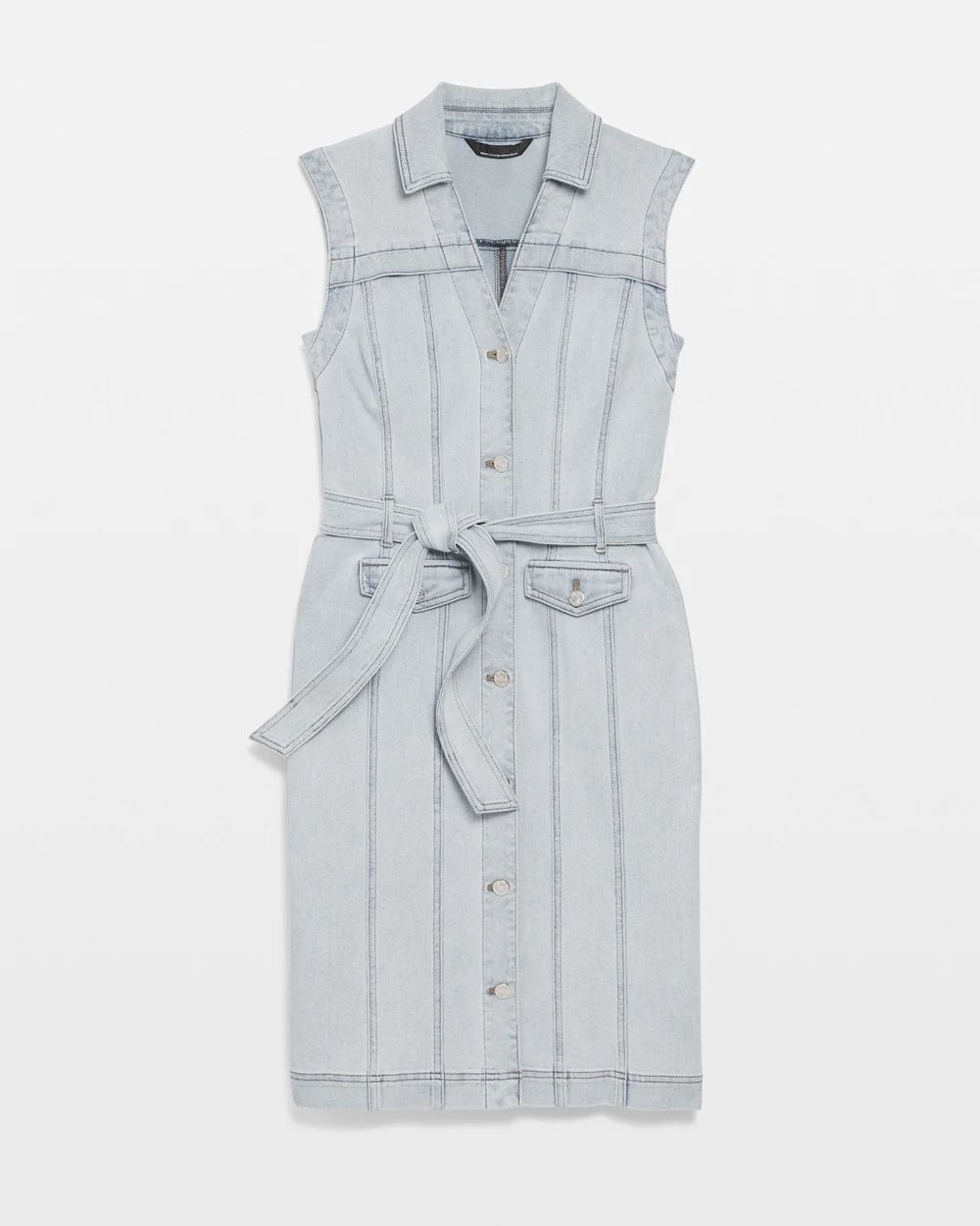 White house black market denim dress sales